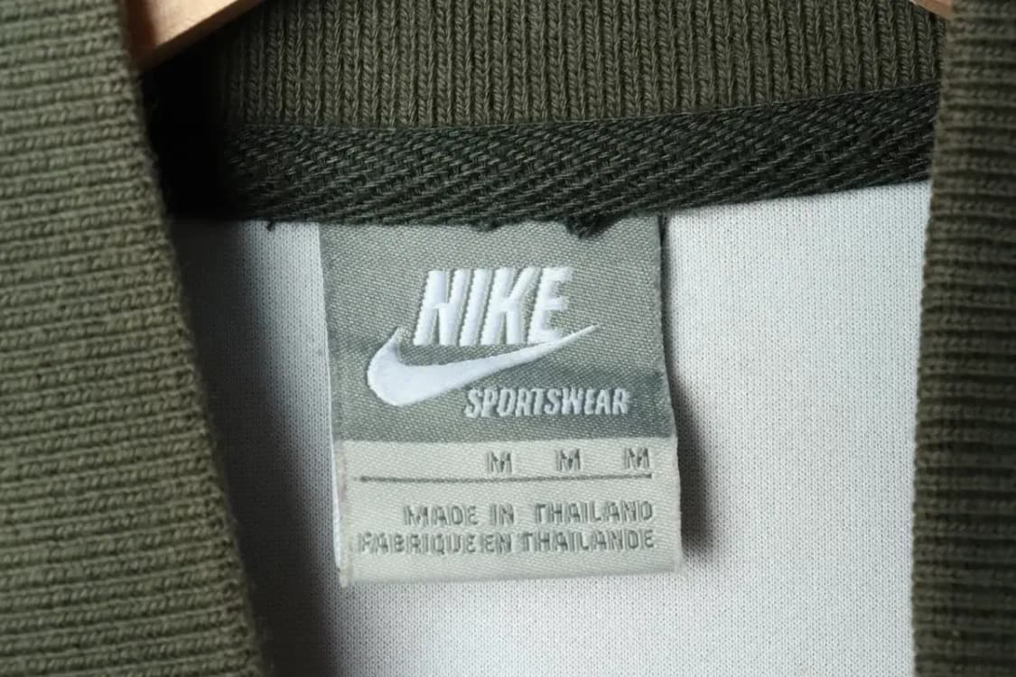 (M-L) 나이키 집업 바람막이 점퍼자켓 맨유 00년대 그린-169AE 상품이미지7