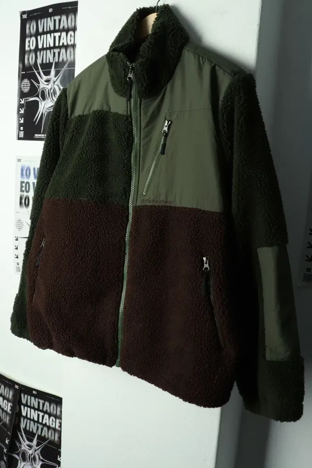 (XL-2XL) 리차드슨 집업 바람막이 점퍼자켓 후리스 그린-169AF 상품이미지1