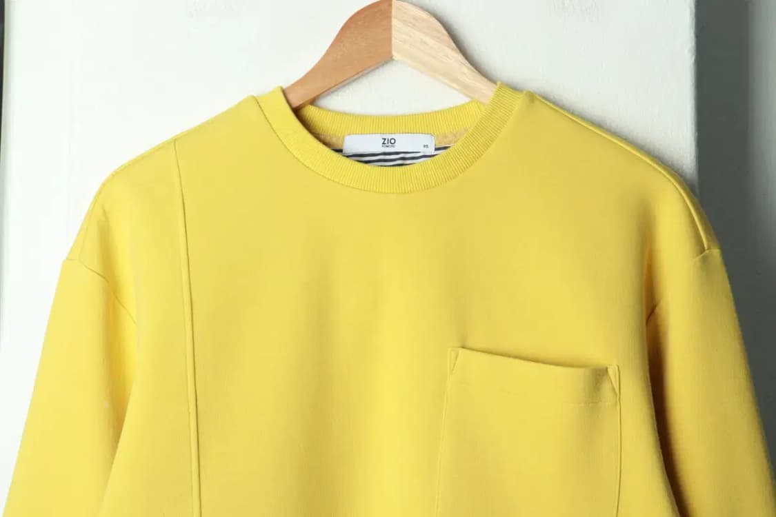 (M-L) 지오송지오 맨투맨 티셔츠 작은이염 노랑 올드스쿨-169B0 상품이미지3