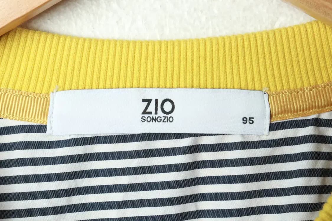 (M-L) 지오송지오 맨투맨 티셔츠 작은이염 노랑 올드스쿨-169B0 상품이미지7