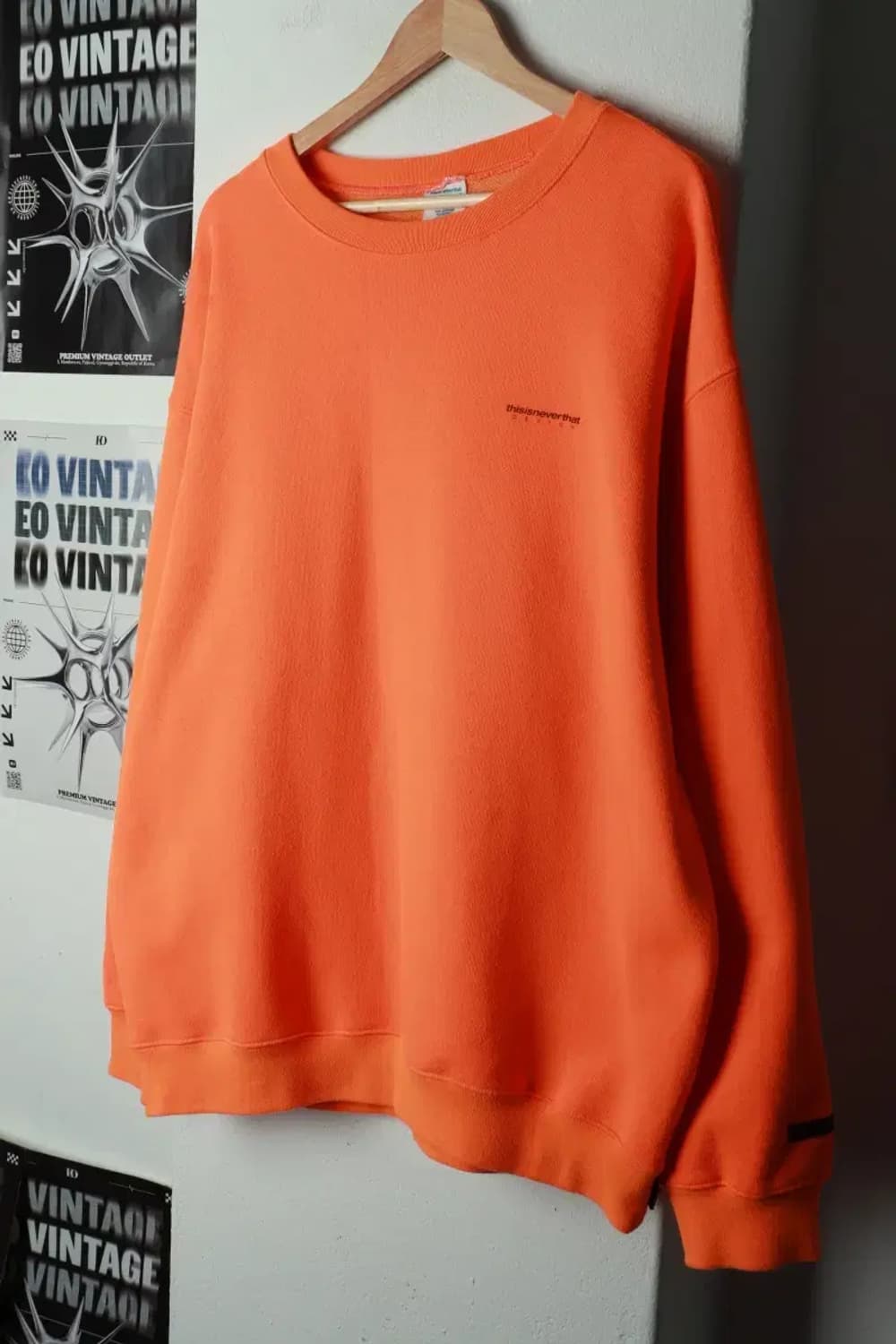 (XL-2XL) 디스이즈네버댓 맨투맨 티셔츠 빅사이즈 형광-169B1 상품이미지1