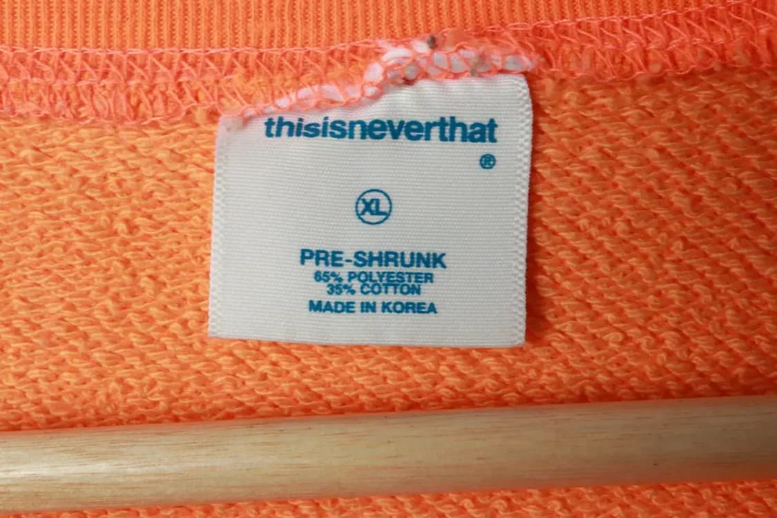 (XL-2XL) 디스이즈네버댓 맨투맨 티셔츠 빅사이즈 형광-169B1 상품이미지8