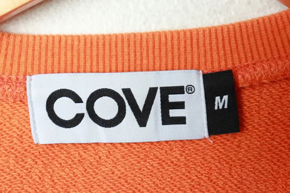 (M-L) 코브 맨투맨 티셔츠 빅로고 주황 올드스쿨-169B3 상품이미지7