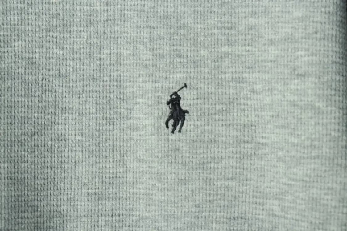 (XL-2XL) 폴로 랄프로렌 긴팔티셔츠 와플 그레이 포니-169B5 상품이미지5