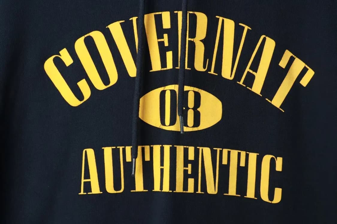 (L-XL) 커버낫 후드티셔츠 빅로고 네이비 올드스쿨-169BD 상품이미지5