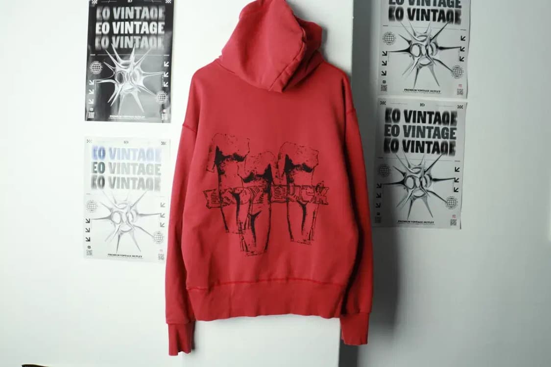 (F) 포스333 후드티셔츠 레드 올드스쿨-169C0 상품이미지6