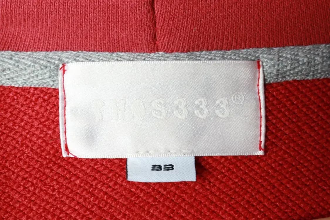 (F) 포스333 후드티셔츠 레드 올드스쿨-169C0 상품이미지8