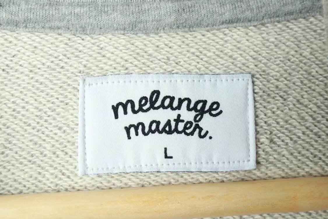 (L-XL) 멜란지마스터 후드집업 작은오염 그레이 무지-169C2 상품이미지7