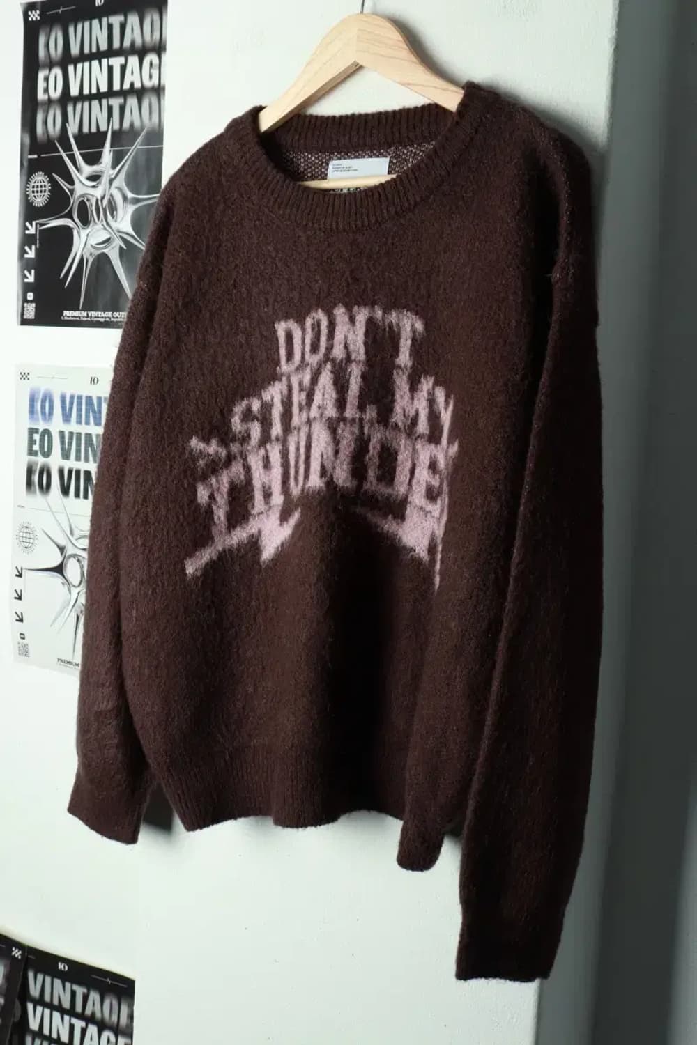 W(F) 슈퍼서브 니트 모헤어 브라운 스트릿-169C4 상품이미지1