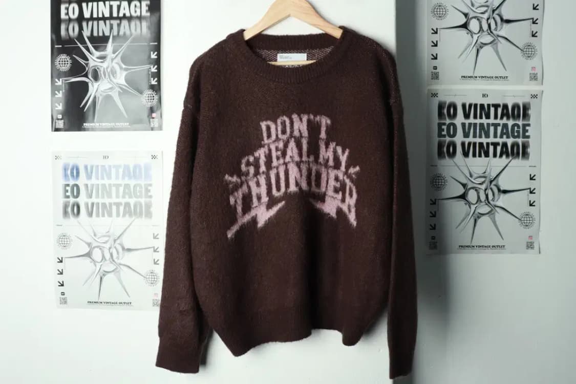 W(F) 슈퍼서브 니트 모헤어 브라운 스트릿-169C4 상품이미지2