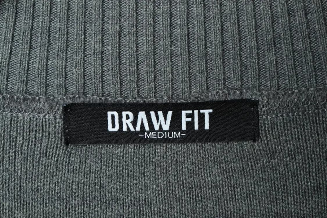 (M-L) 드로우핏 니트 조끼 루즈핏 그레이 울-169C7 상품이미지5