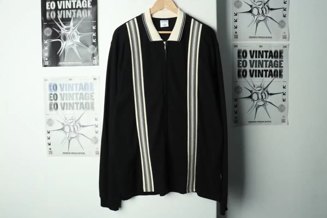 (XL-2XL) 디스이즈네버댓 카라 긴팔티셔츠 빅사이즈 집업-169CA 상품이미지2