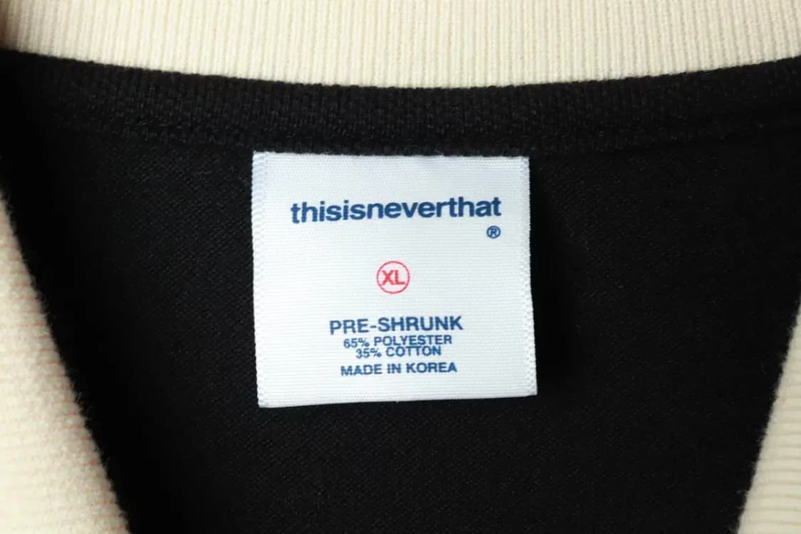 (XL-2XL) 디스이즈네버댓 카라 긴팔티셔츠 빅사이즈 집업-169CA 상품이미지5