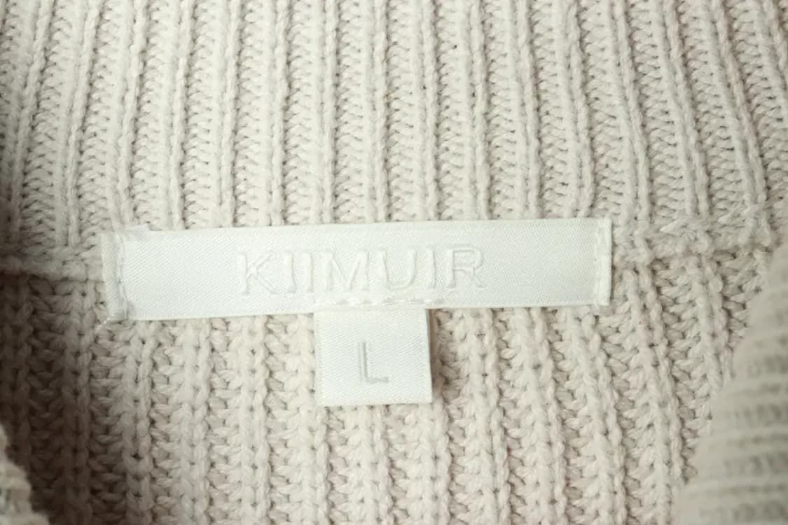 (L) 키뮤어 니트 가디건 카라집업 투웨이 놈코어-169CD 상품이미지5