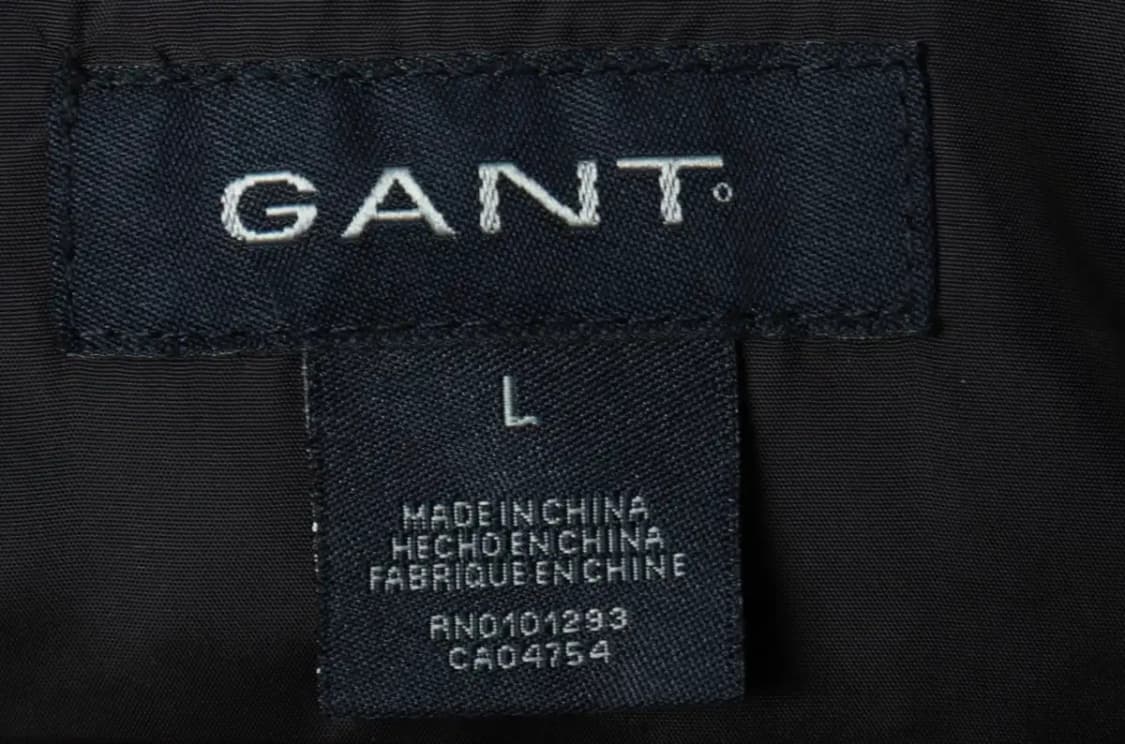 (L) 간트 패딩 점퍼자켓 구스다운 블랙 퍼 봄버-16A1B 상품이미지6