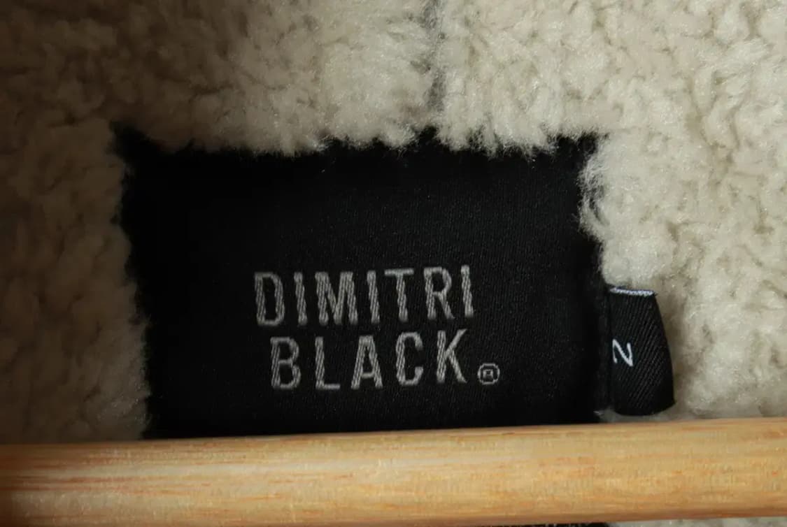 (L) 디미트리블랙 집업 바람막이 점퍼자켓 무스탕 레더 블랙-16A1F 상품이미지6