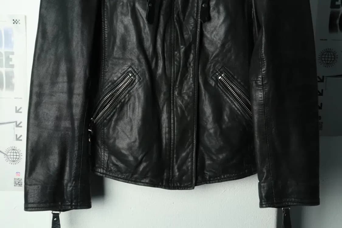 W(S) 이자벨마랑 집업 바람막이 점퍼자켓 레더 램스킨 라이더-16A20 상품이미지4