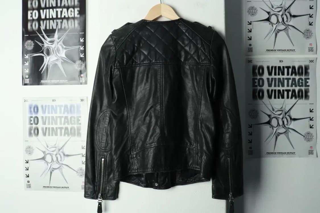 W(S) 이자벨마랑 집업 바람막이 점퍼자켓 레더 램스킨 라이더-16A20 상품이미지5