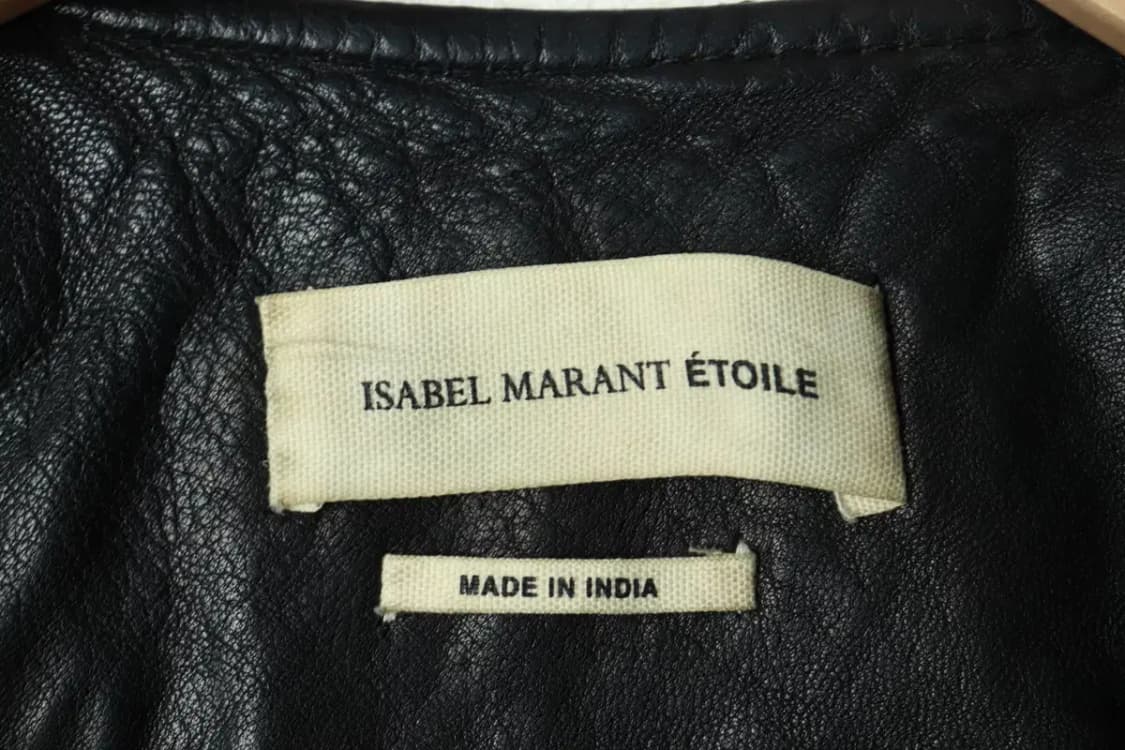 W(S) 이자벨마랑 집업 바람막이 점퍼자켓 레더 램스킨 라이더-16A20 상품이미지6