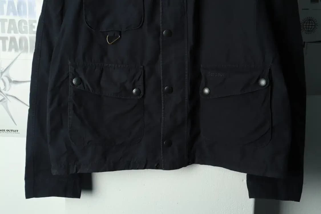 (L-XL) 바버 집업 바람막이 점퍼자켓 아메카지 사파리-16A21 상품이미지5