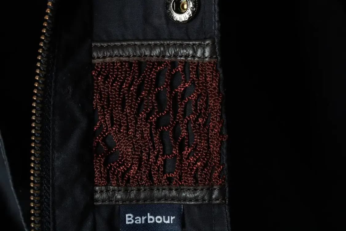 (L-XL) 바버 집업 바람막이 점퍼자켓 아메카지 사파리-16A21 상품이미지9