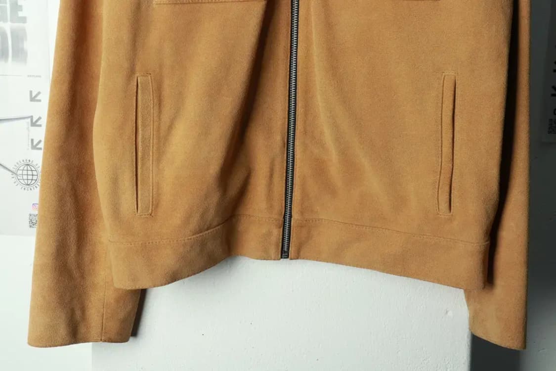 (L) 인사일런스 집업 바람막이 점퍼자켓 블루종 카우 카멜-16A22 상품이미지4