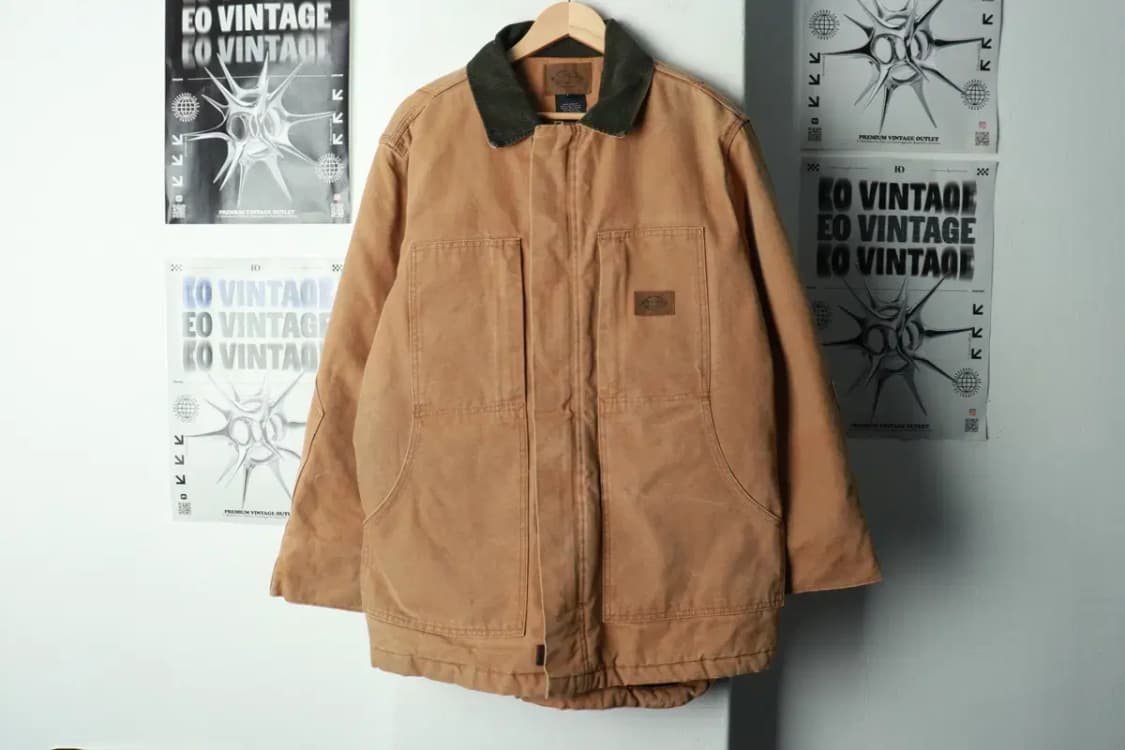 (M-XL) 디키즈 집업 바람막이 점퍼자켓 워크 카멜 된장-16A23 상품이미지2