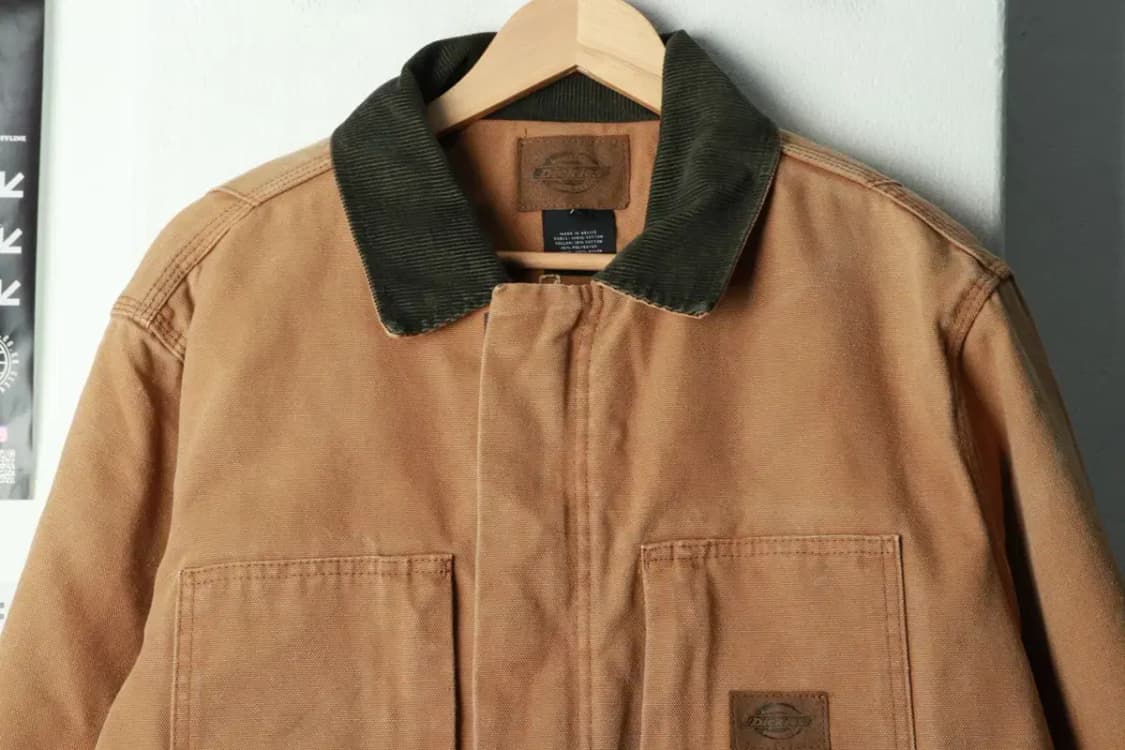 (M-XL) 디키즈 집업 바람막이 점퍼자켓 워크 카멜 된장-16A23 상품이미지3