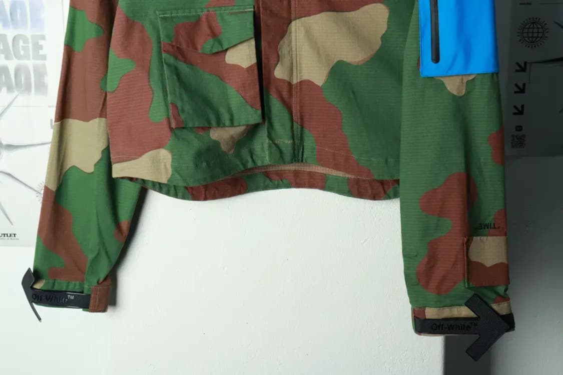 W(M) 나이키 집업 바람막이 점퍼자켓 오프화이트 협업 카모-16A25 상품이미지5