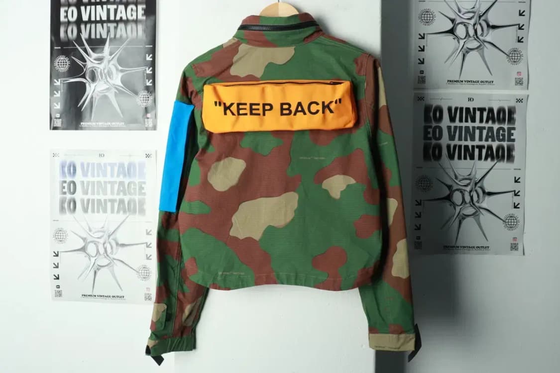 W(M) 나이키 집업 바람막이 점퍼자켓 오프화이트 협업 카모-16A25 상품이미지7