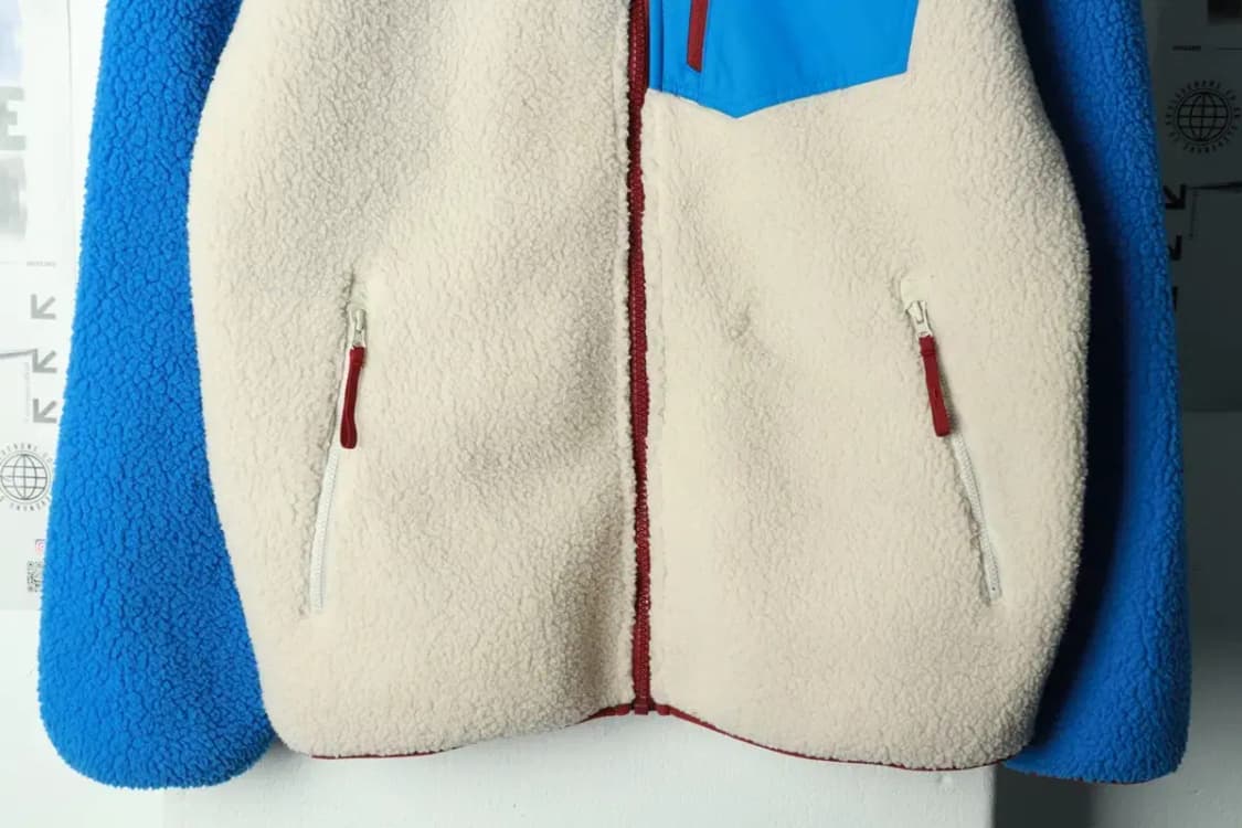 (M-L) 밀레 집업 바람막이 점퍼자켓 후리스 플리스 연블루-16A26 상품이미지4