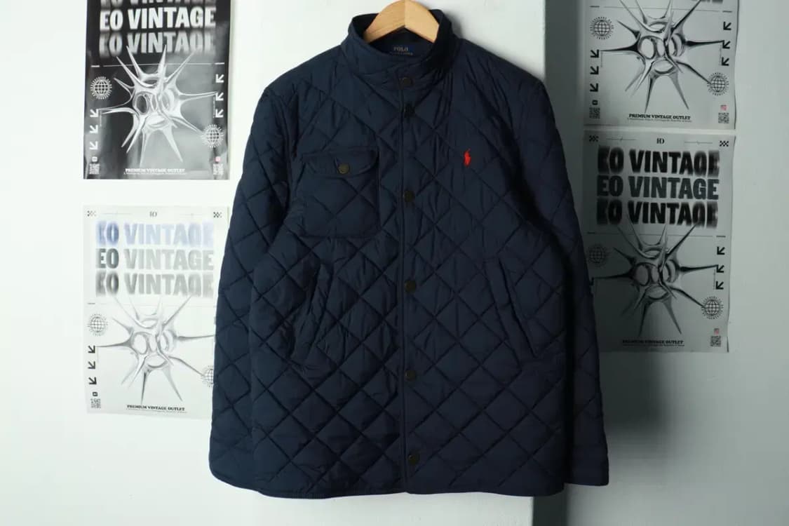 (L) 폴로 랄프로렌 패딩 점퍼자켓 경량 퀄팅 레드포니-16A29 상품이미지2