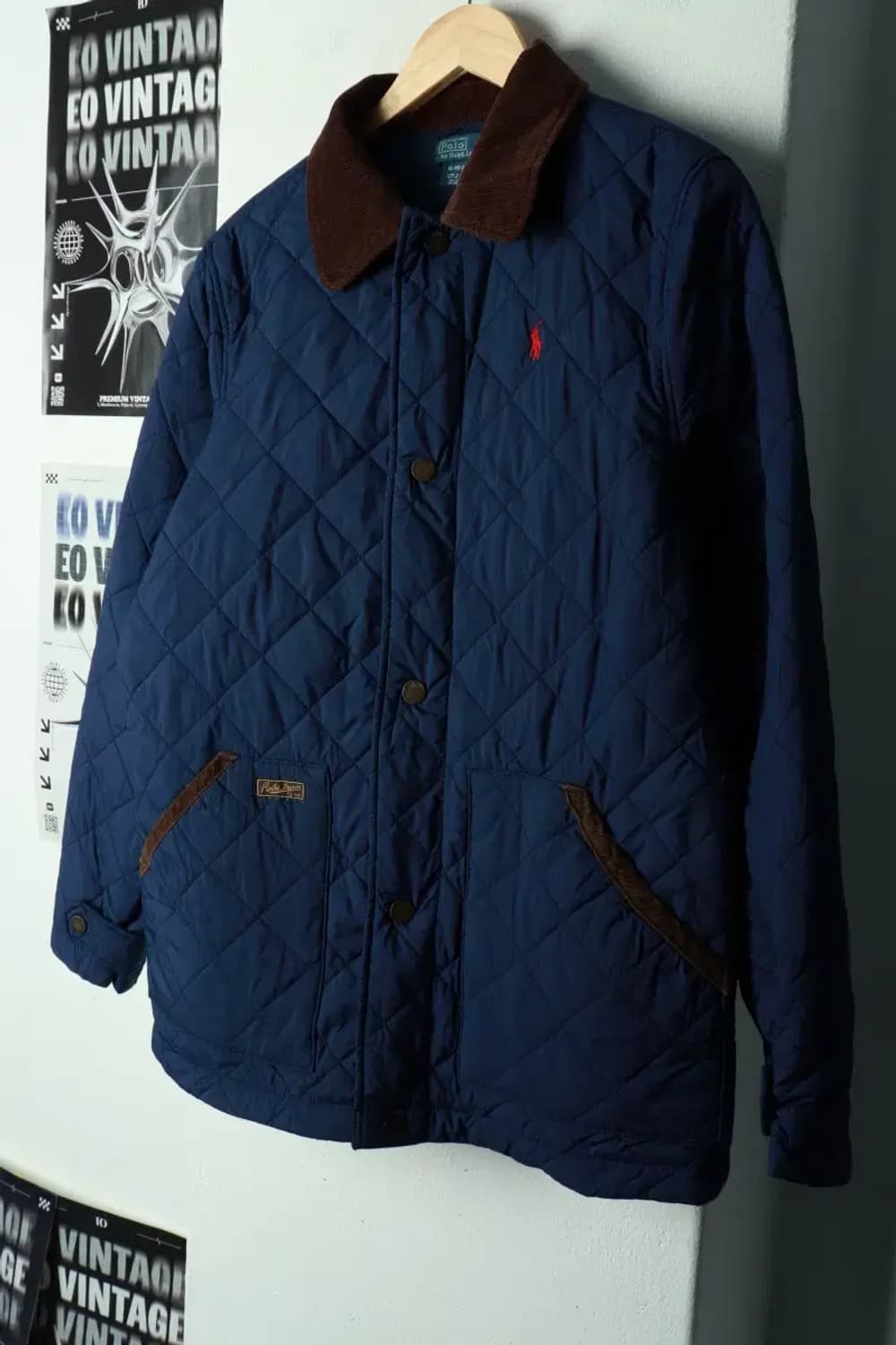 (L) 폴로 랄프로렌 패딩 점퍼자켓 경량 퀄팅 레드포니-16A2A 상품이미지1