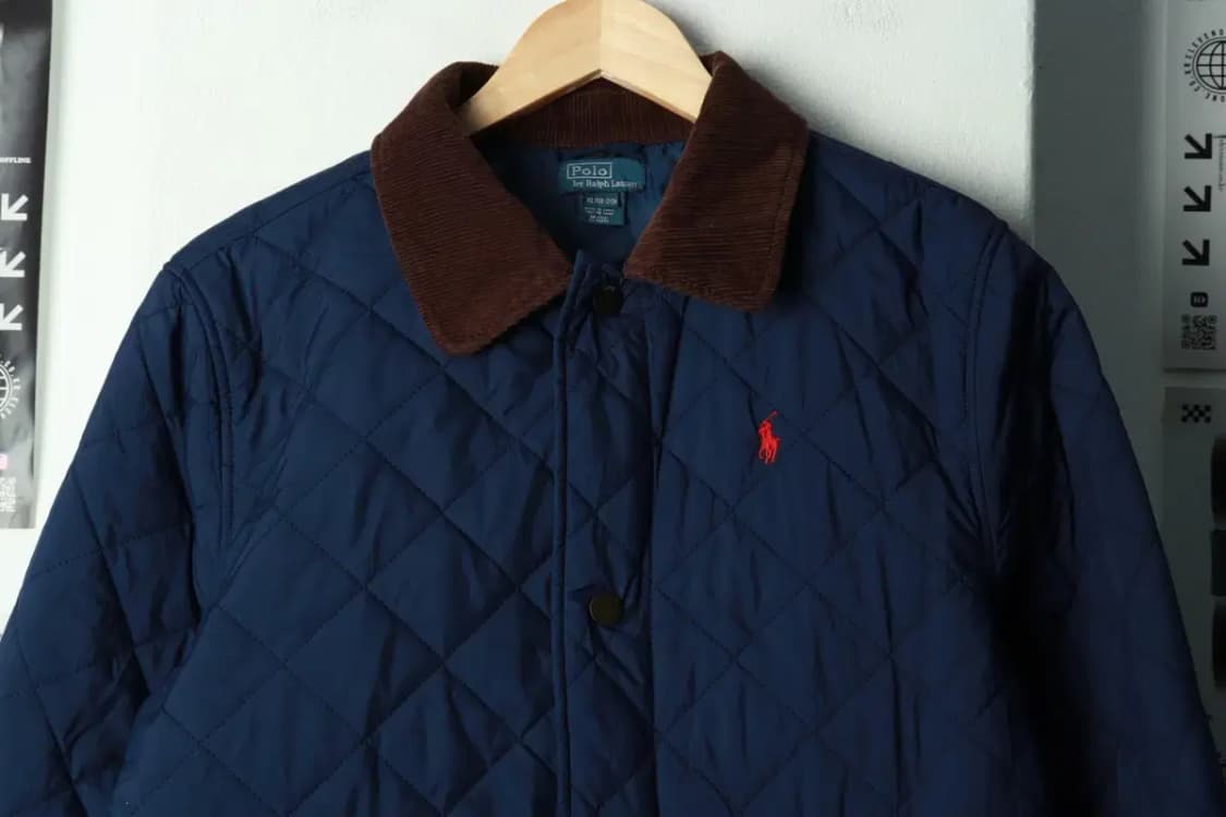 (L) 폴로 랄프로렌 패딩 점퍼자켓 경량 퀄팅 레드포니-16A2A 상품이미지3
