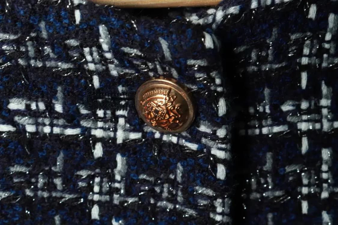 W(S) 타미힐피거 집업 바람막이 점퍼자켓 트위드 네이비-16A2B 상품이미지5