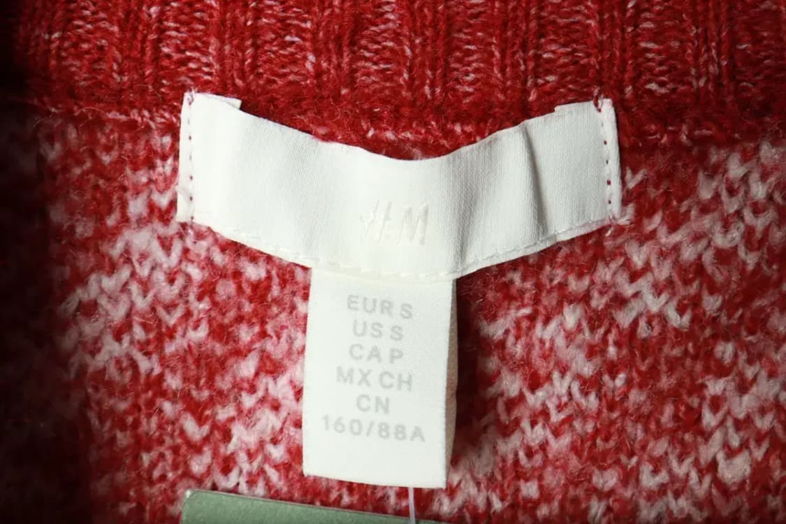 W(S) 에이치앤엠 니트 새상품 노르딕 키치-16A2C 상품이미지6