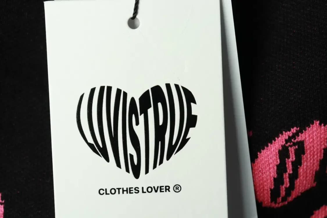 W(F) 러브이즈트루 니트 새상품 스트릿 블랙-16A2D 상품이미지5