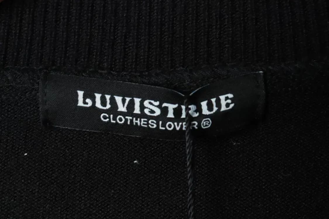 W(F) 러브이즈트루 니트 새상품 스트릿 블랙-16A2D 상품이미지6