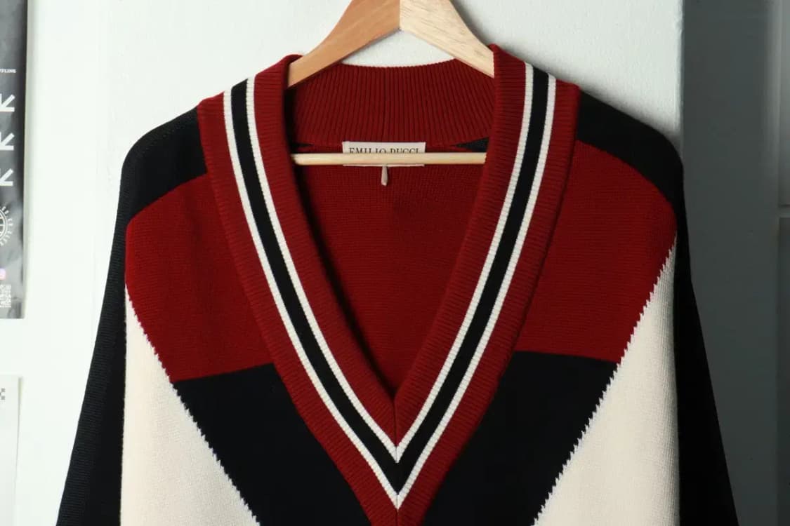 W(S-M) 에밀리오 푸치 니트 메리노울 롱 이태리 한정판-16A2E 상품이미지3