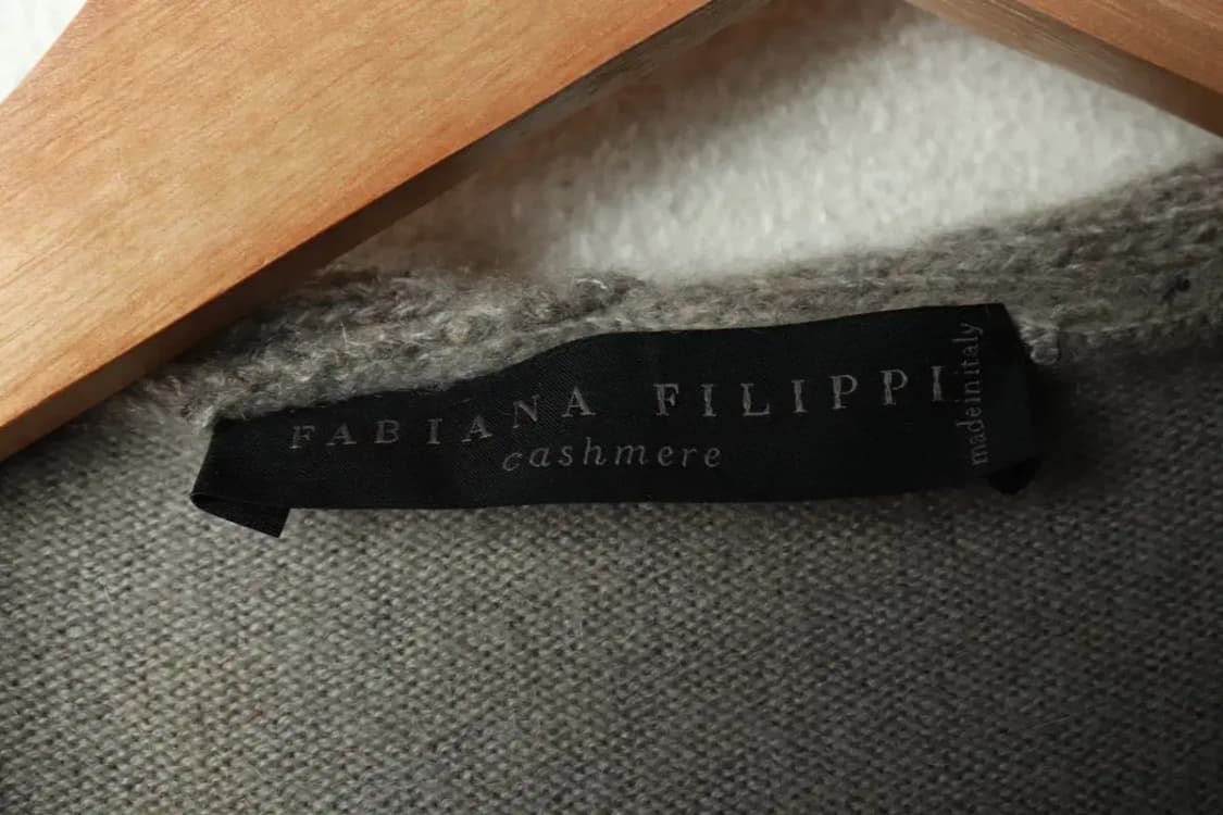 W(S) 파비아나 필리피 니트 가디건 민소매 후드집업 그레이-16A30 상품이미지6