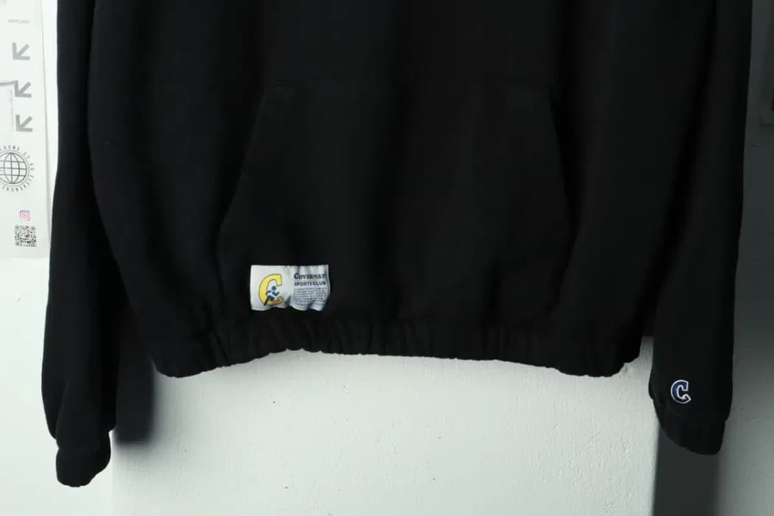 (L) 커버낫 후드티셔츠 스포츠 블랙 올드스쿨-16A31 상품이미지4