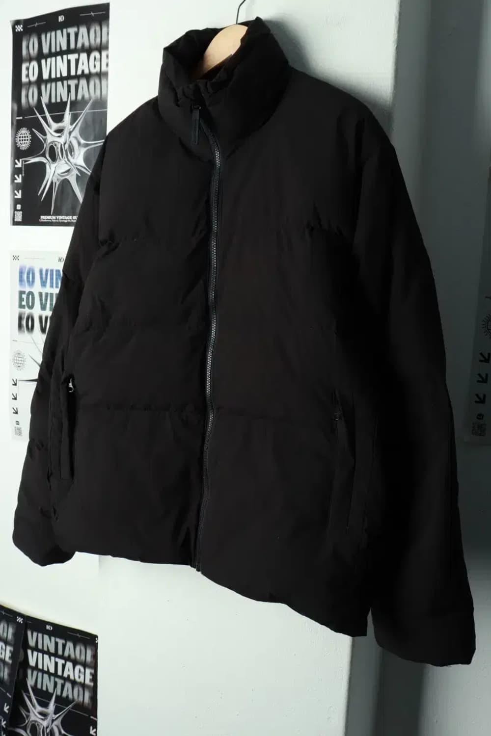 (L-XL) 라퍼지스토어 패딩 점퍼자켓 푸퍼 블랙 기본-16A3C 상품이미지1