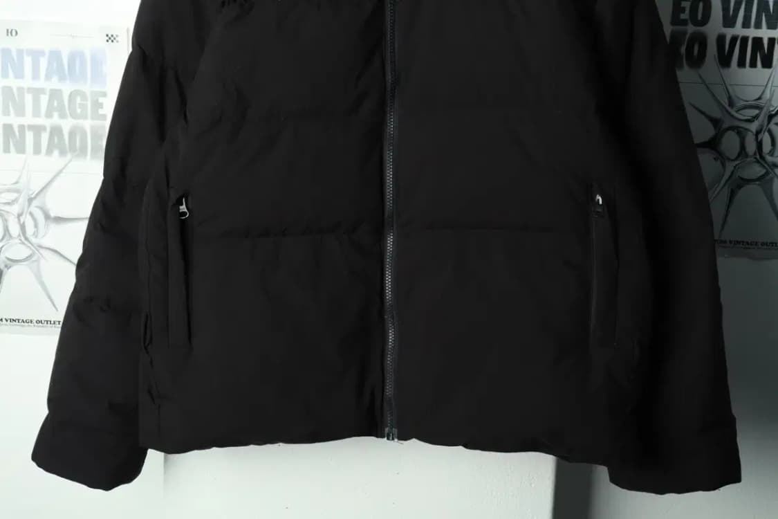 (L-XL) 라퍼지스토어 패딩 점퍼자켓 푸퍼 블랙 기본-16A3C 상품이미지4