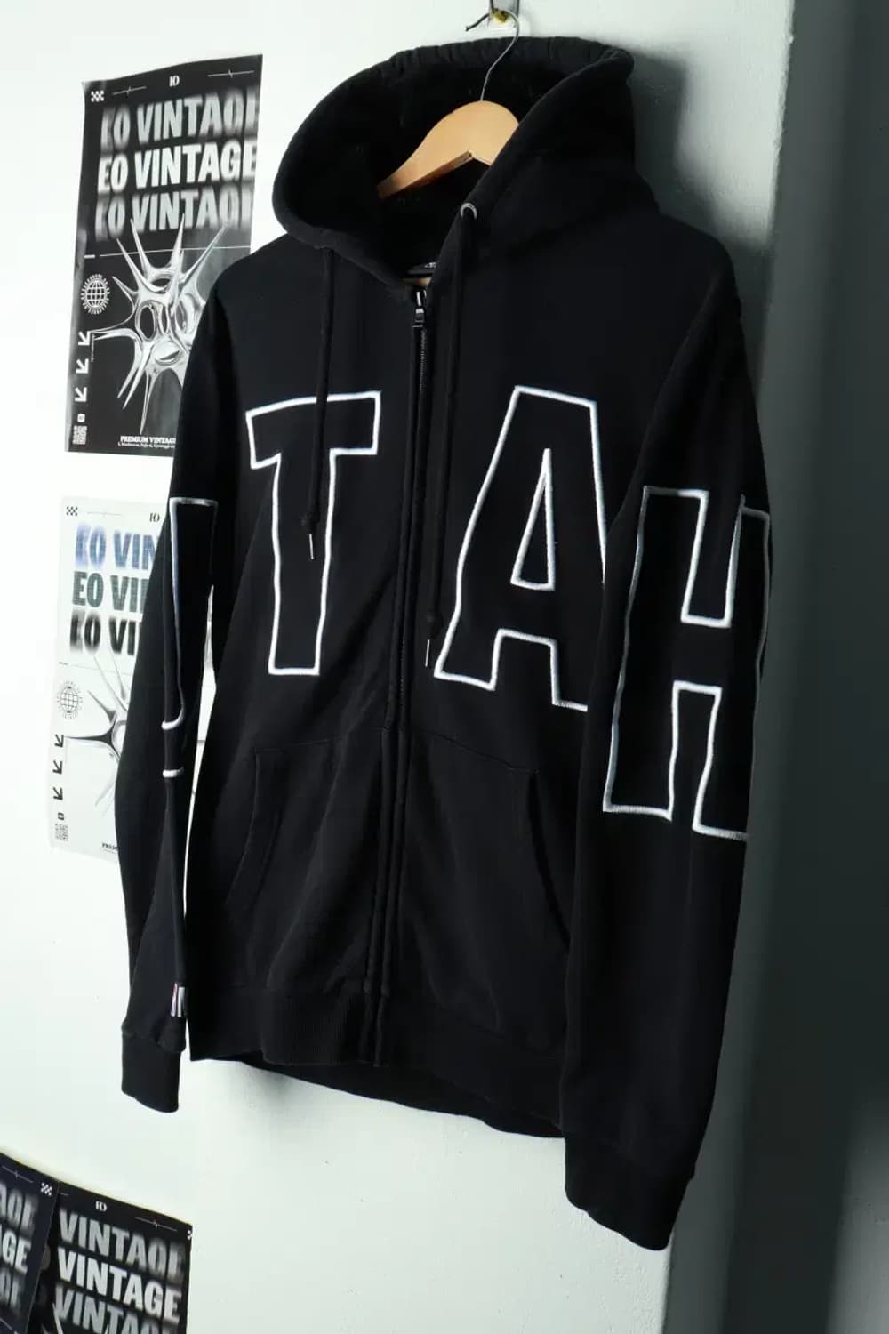 (M-L) NBA 엔비에이 후드집업 유타재즈 기모 블랙 퍼-16A43 상품이미지1