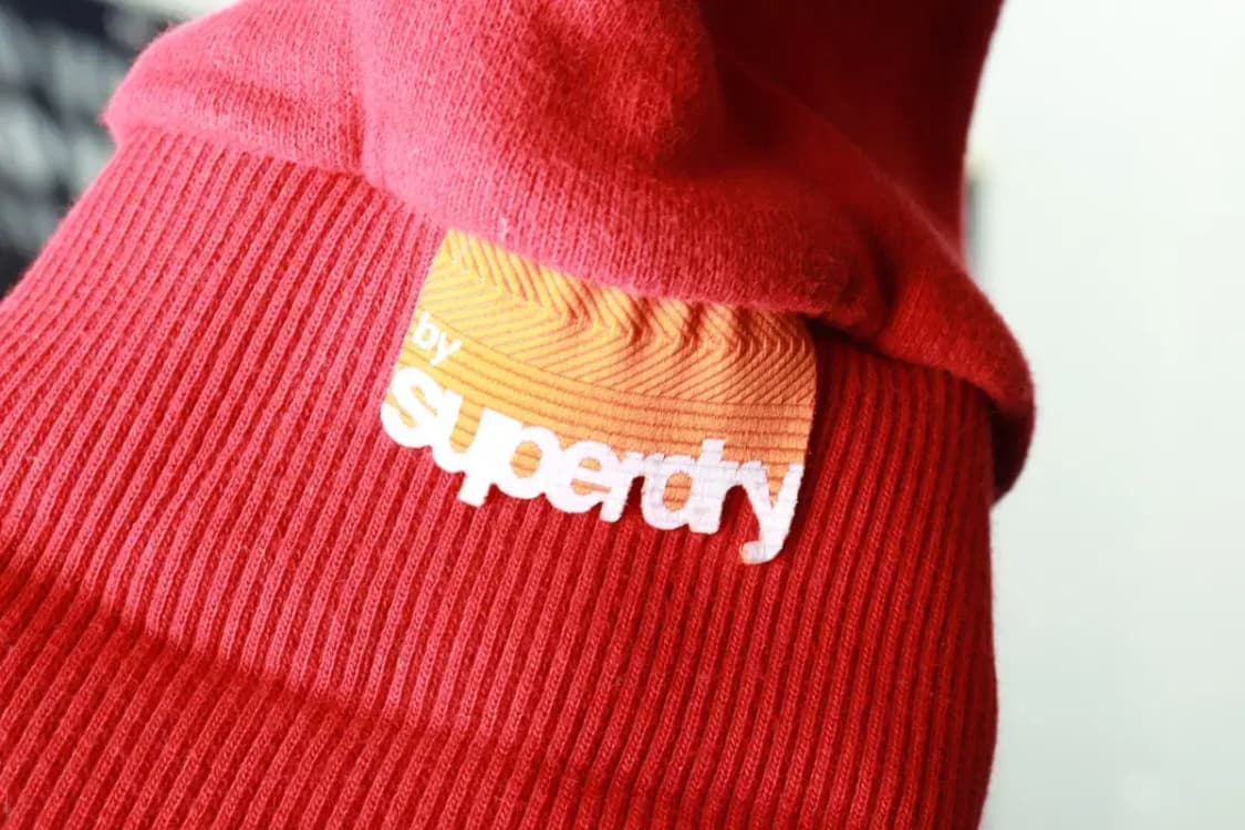 (L-XL) 슈퍼드라이 후드집업 기모 레드 오사카 한정판-16A44 상품이미지6