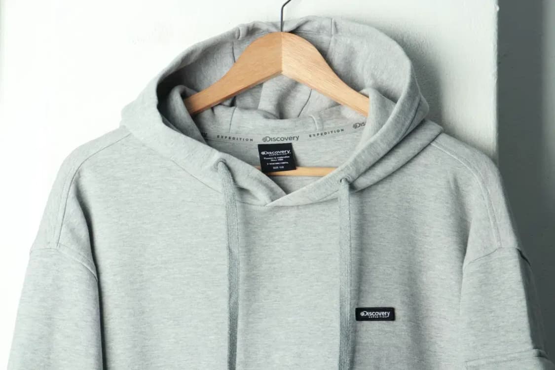 (2XL) 디스커버리 후드티셔츠 빅사이즈 그레이 올드스쿨-16A47 상품이미지3