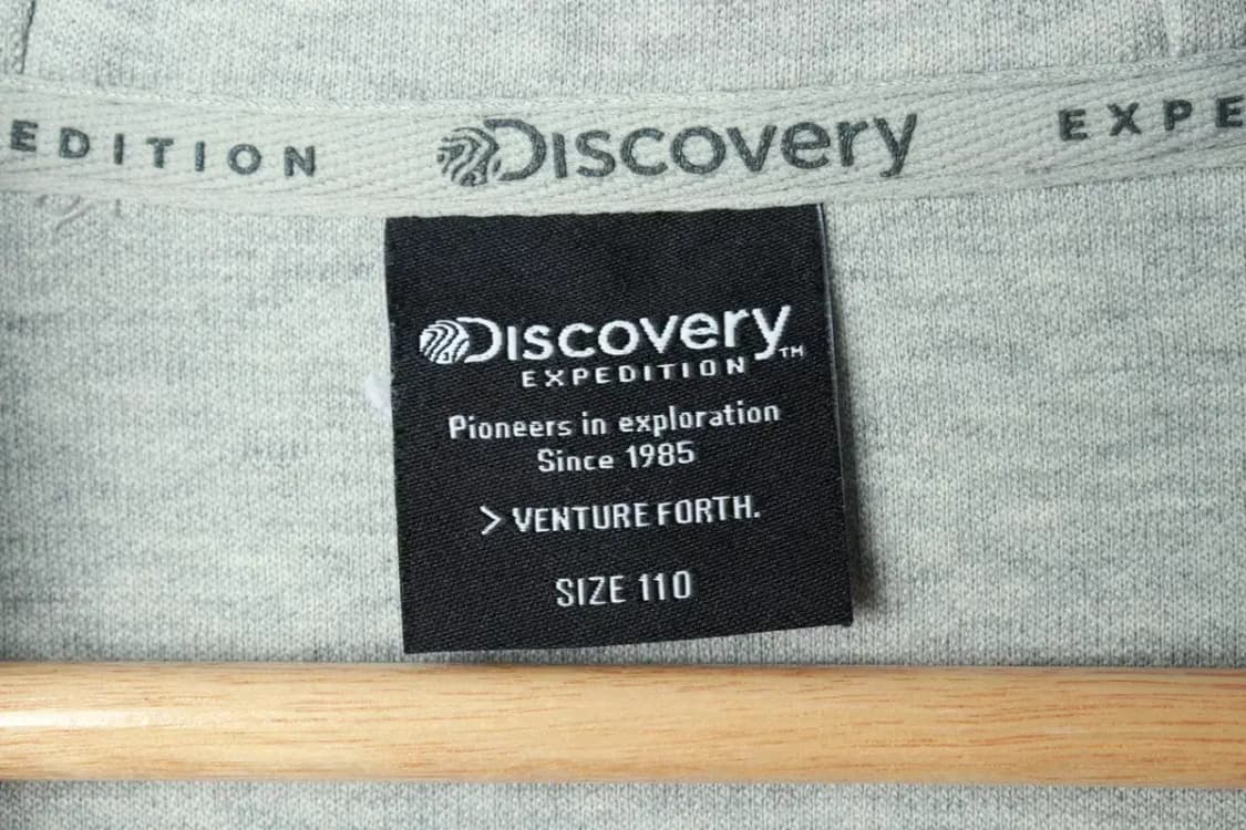 (2XL) 디스커버리 후드티셔츠 빅사이즈 그레이 올드스쿨-16A47 상품이미지8