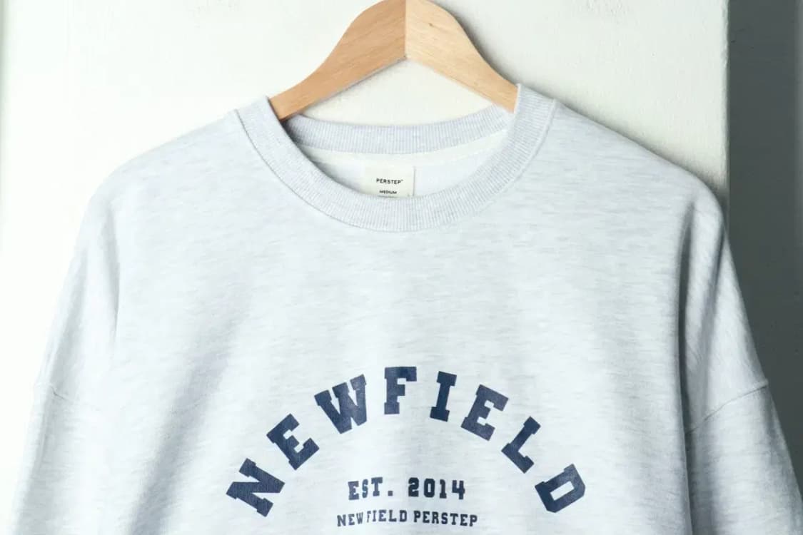 (M-L) 퍼스텝 맨투맨 티셔츠 새상품 멜란지 아메카지-16A49 상품이미지3