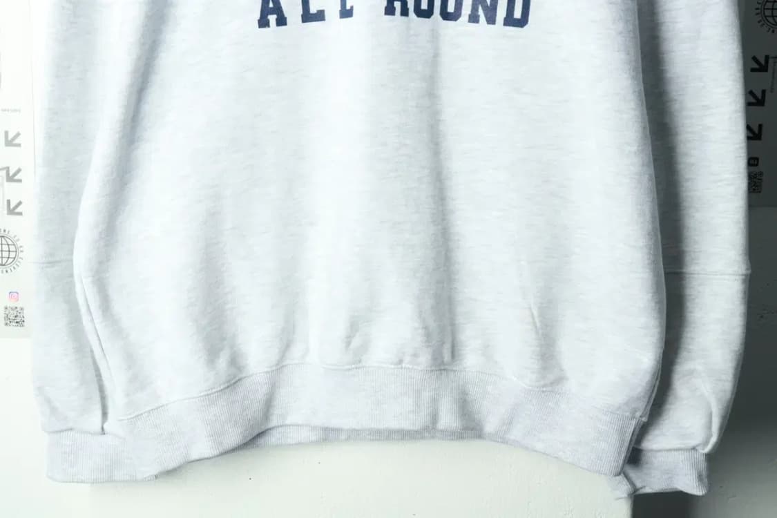 (M-L) 퍼스텝 맨투맨 티셔츠 새상품 멜란지 아메카지-16A49 상품이미지4