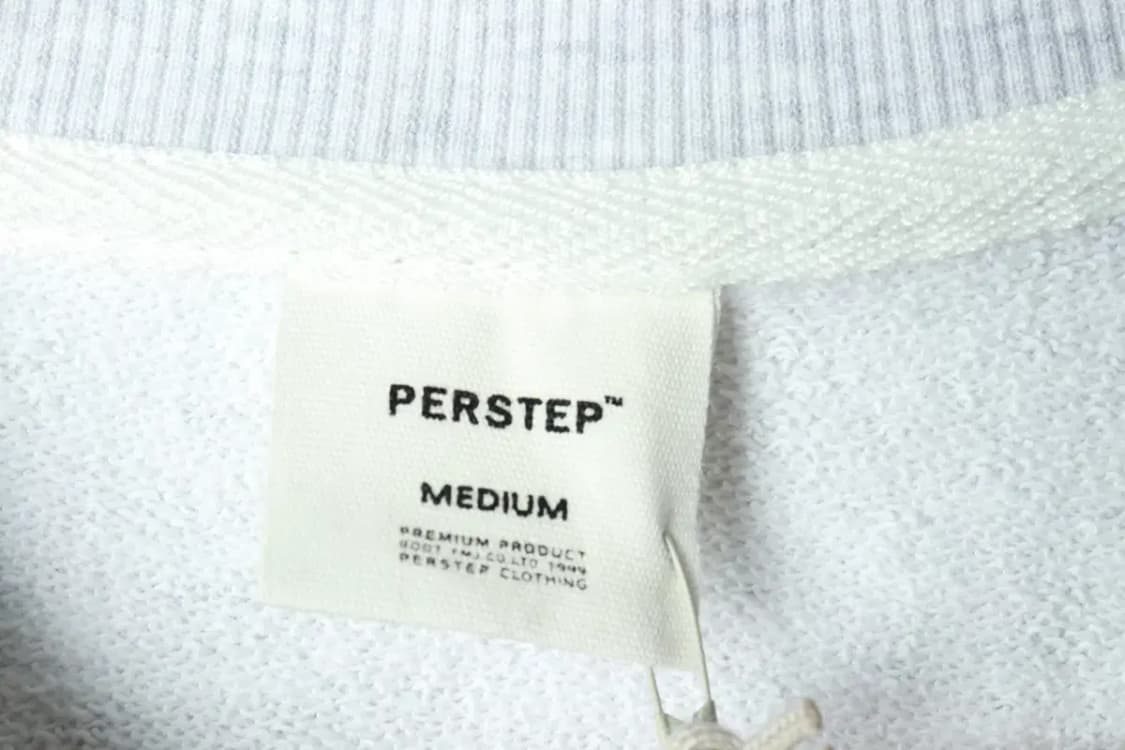 (M-L) 퍼스텝 맨투맨 티셔츠 새상품 멜란지 아메카지-16A49 상품이미지7